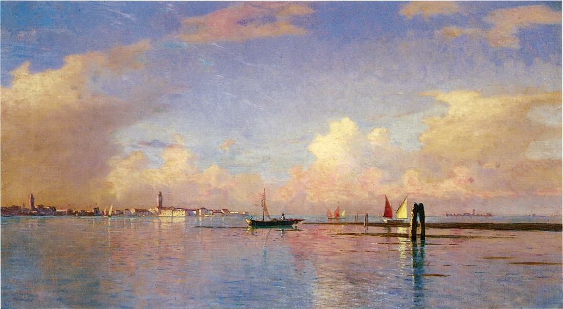 Haseltine_William_Stanley_Sunset_on_the_Grand_Canal_Venice