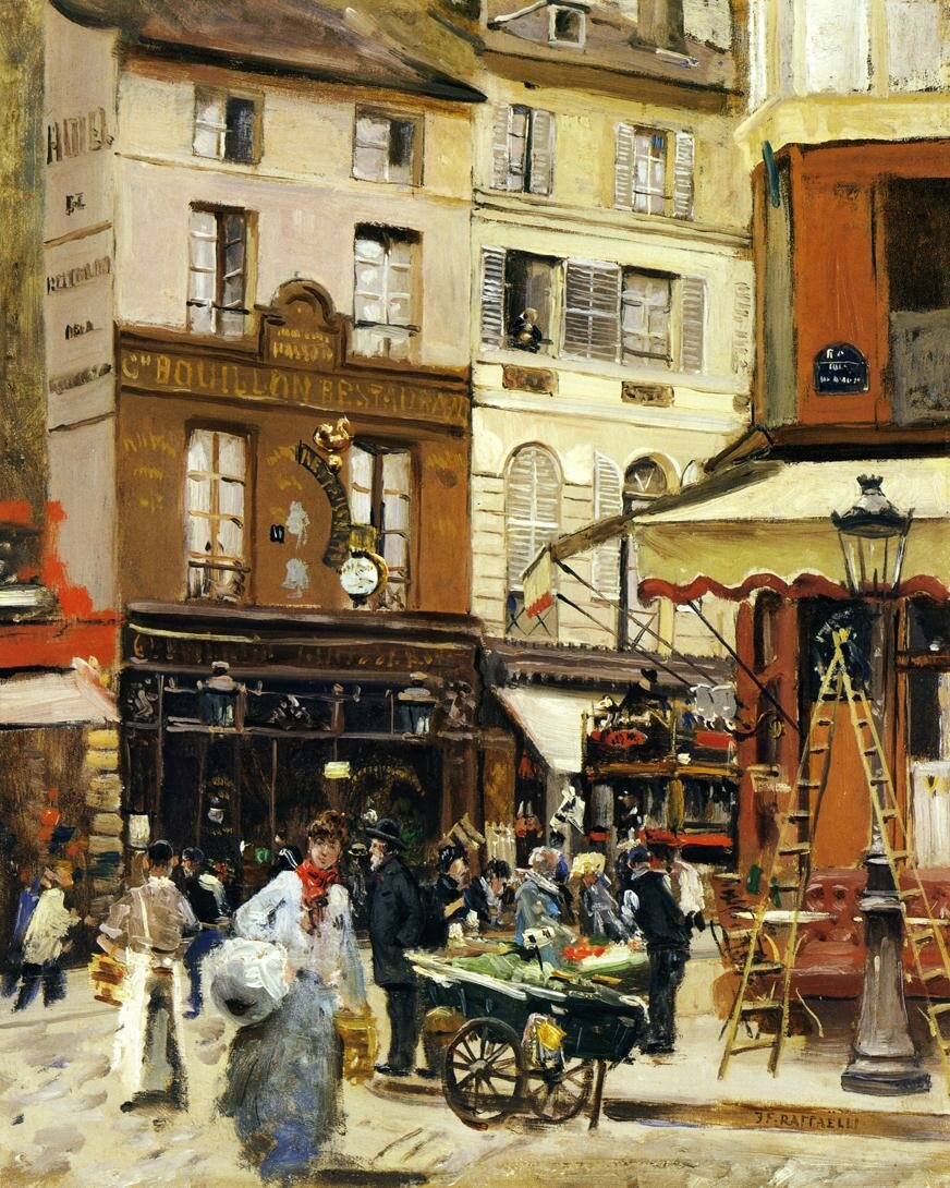 Raffaelli_Jean_Francois_Rue_de_Montmartre