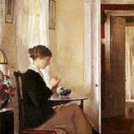 Tarbell_Edmund_Josephine_Knitting_1916