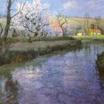 Thaulow_Frits_A_French_River_Landscape