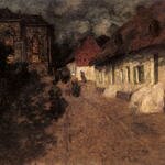 Thaulow_Frits_Midnight_Mass