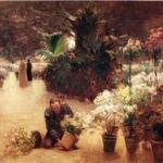 Steele_Theodore_Clement_Flower_Mart