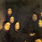 Ribot_Augustin_Theodule_At_the_Sermon