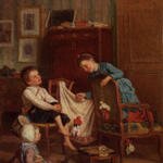 Duverger_Theophile_Emmanuel_The_Puppet_Show