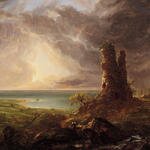 Cole_Thomas_Romantic_Landscape_with_Ruined_Tower