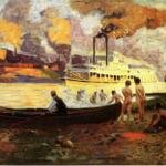 Anschutz_Thomas_P_Steamboat_on_the_Ohio