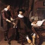 KEYSER_Thomas_de_Constantijn_Huygens_And_His_Clerk