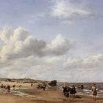 VELDE_Adriaen_van_de_The_Beach_At_Scheveningen