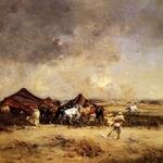 Huguet_Victor_Arab_Encampment