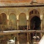 Weeks_Edwin_Lord_A_Court_in_The_Alhambra_in_the_Time_of_the_Moors