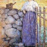 Weir_Julian_Alden_Girl_Standing_by_a_Gate