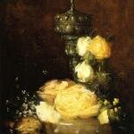 Weir_Julian_Alden_Silver_Chalice_with_Roses