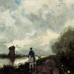 Weissenbruch_Jan_Hendrik_On_The_Tow_Path_Along_The_River_Amstel