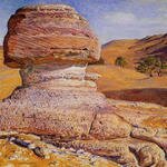 Hunt_William_Holman_The_Sphinx_Gizeh_Looking_towards_the_Pyramids_of_Sakhara