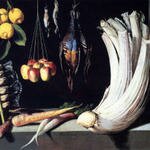 Cotan Juan Sanchez Still Life With Dead Birds Fruit And Vegetables