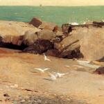 Homer_Winslow_Rocky_Coast_and_Gulls