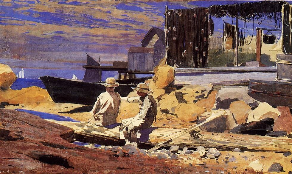 Homer_Winslow_Waiting_for_the_Boats