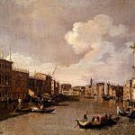 Domenichini Apollonio View Of The Grand Canal From The Palazzo Vendramin Calergito San Geremia