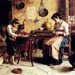 Zampighi_Eugenio_The_Writing_Lesson