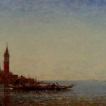 Ziem_Felix_Gondole_Devant_St_Giorgio_Venice