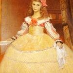 Matsch_Franz_von_A_Portrait_Of_The_Artists_Daughter_As_Infanta__After_Velasquez