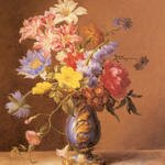 Nigg_Josef_Flowers_In_A_Blue_Vase