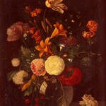 Pieler_Franz_Xavier_A_Still_Life_In_A_Crystal_Vase