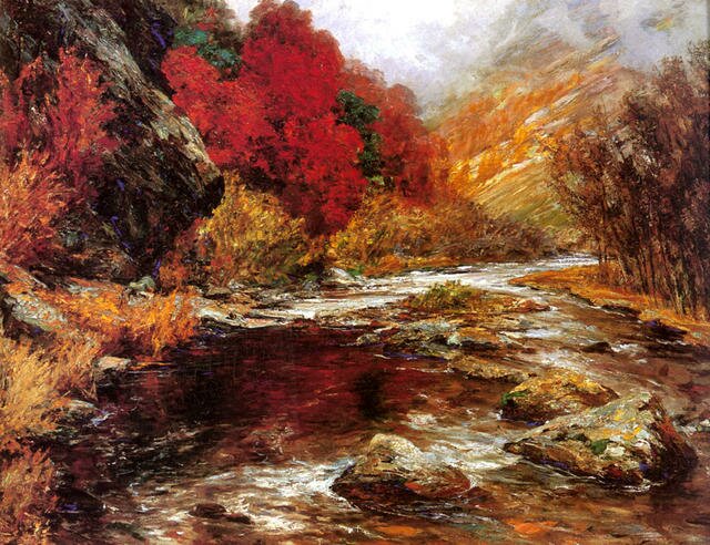 Wisinger_Florian_Olga_A_River_In_An_Autumnal_Landscape