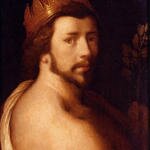 Haarlem Cornelis Van Portrait Of A Man As Apollo