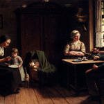 Artz_David_Adolphe_Constant_Voor_Vader_s_Thuiskomst_Awaiting_Father_s_Homecoming
