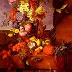 Bourbon_Emilie_Vase_De_Fleurs_Et_Fruits_Exotiques_Sur_Une_Balustrade