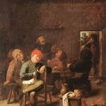 BROUWER_Adriaen_Peasants_Smoking_And_Drinking