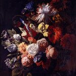 Verelst Simon Pietersz Still Life Of Irises Poppies Roses Tulips