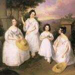 BROCKY_Karoly_The_Daughters_Of_Istvan_Medgyasszay