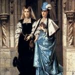 Bakalowicz_Ladislaus_Two_Elegant_Ladies_Leaving_A_Church