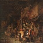 OSTADE_Adriaen_Jansz_van_Interior_With_A_Peasant_Family