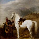 Allan_Sir_William_A_Circassian_Chief_Preparing_His_Stallion