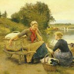 Jimenez_y_Aranda_Luis_WASHERWOMEN_ON_A_RIVER_BANK