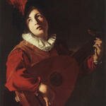 MANFREDI_Bartolomeo_Lute_Playing_Young