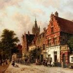 Eversen_Adrianus_A_View_In_Delft