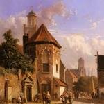 Everson_Adrianus_View_Of_A_Dutch_Street