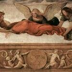 LUINI_Bernardino_St_Catherine_Carried_To_Her_Tomb_By_Angels