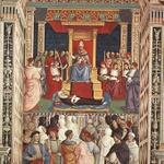 PINTURICCHIO_Pope_Aeneas_Piccolomini_Canonizes_Catherine_Of_Siena