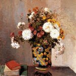 Pissarro_Camille_Chrysanthemums_In_A_Chinese_Vase