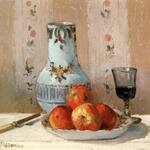 Pissarro_Camille_Still_Life_With_Apples_And_Pitcher