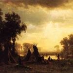 Bierstadt_Albert_An_Indian_Encampment