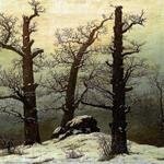 FRIEDRICH_Caspar_David_Dolmen_In_The_Snow