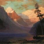 Bierstadt_Albert_Evening_Glow_Lake_Louise