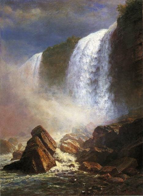 Bierstadt_Albert_Falls_of_Niagara_from_Below