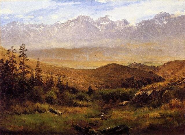 Bierstadt_Albert_In_the_Foothills_of_the_Mountais